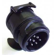 Elektromos adapter aljzat-dugó átalakító 12V 13p-7p rövid